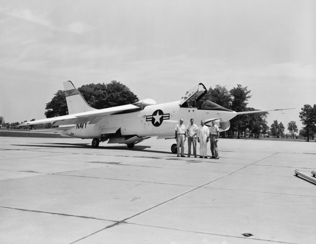 Grounded Dreams: Vought XF8U-3 Crusader III - The Ultimate Single-Seat Fighter Left Behind 12 lossy page1 1280px views of f8u airplane lrc 1957 b701 p 02098.tiff