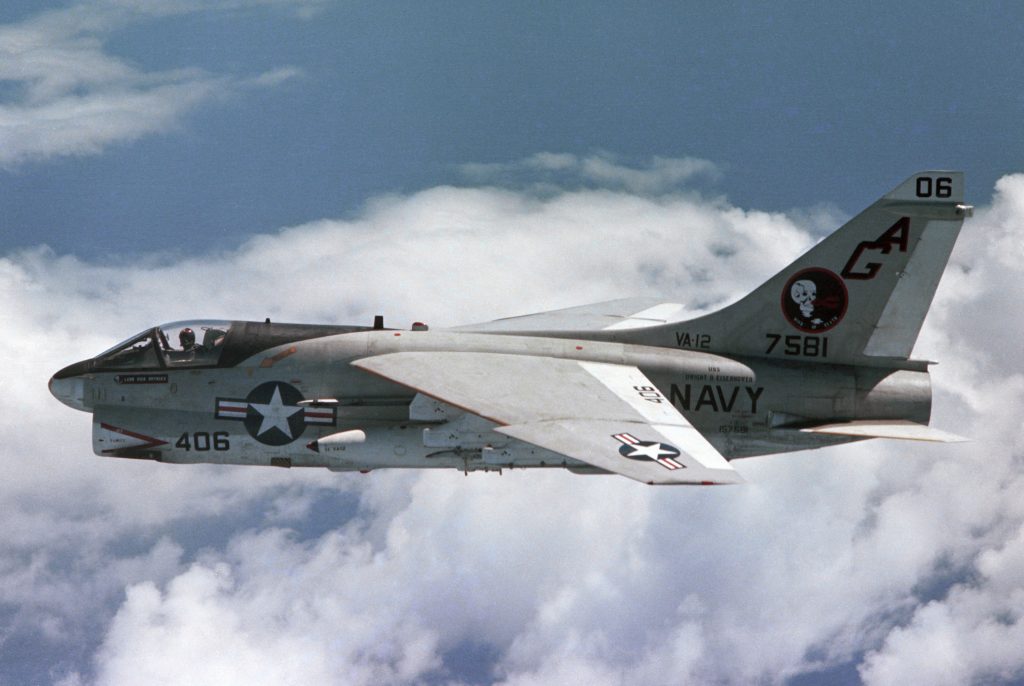 Attack Squadron 12 - The Four Decade Combat Legacy Of The Flying Ubangis 12 ltv a 7e corsair ii of va 12 in flight circa in 1979 6417426