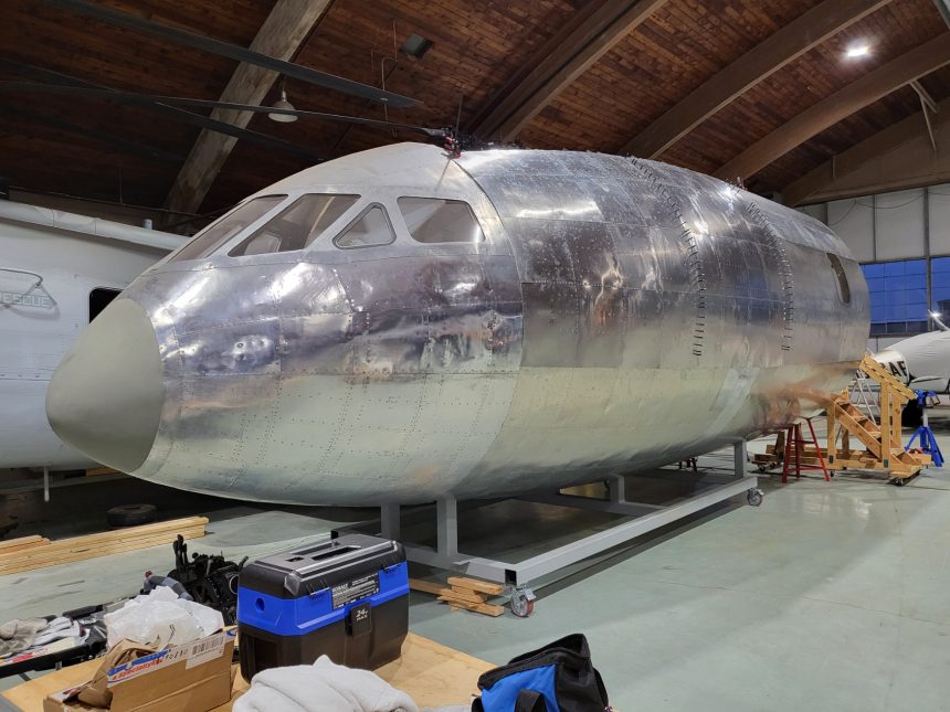 major milestone reached in wisconsin de havilland comet 1 replica project fusealge