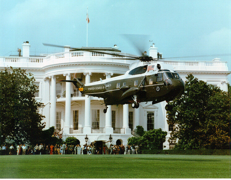 Nixon's VH-3A Sea King Returns to March Field Air Museum for Restoration 18 marine one whitehouse