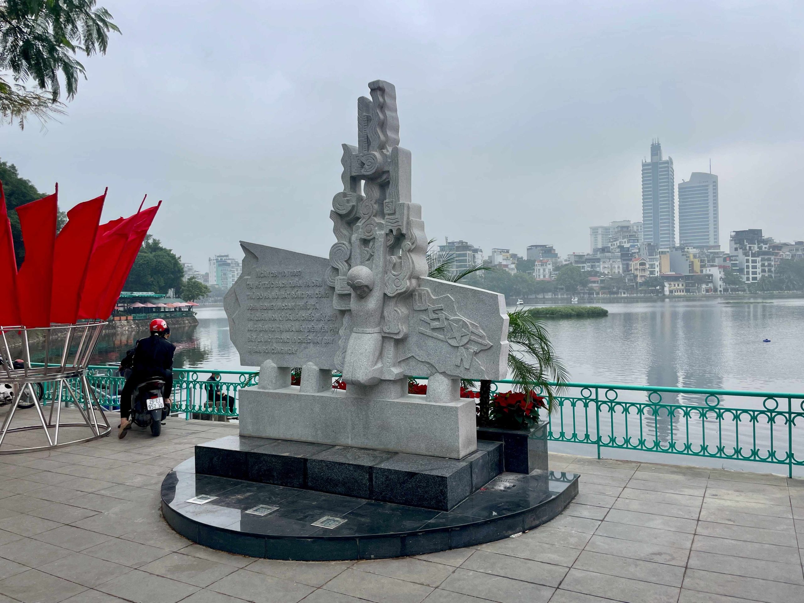 The John McCain A-4 Skyhawk Crash Site in Hanoi: Truc Bach Lake and Its Memorial 14 mccain memorial hanoi lake 1 scaled