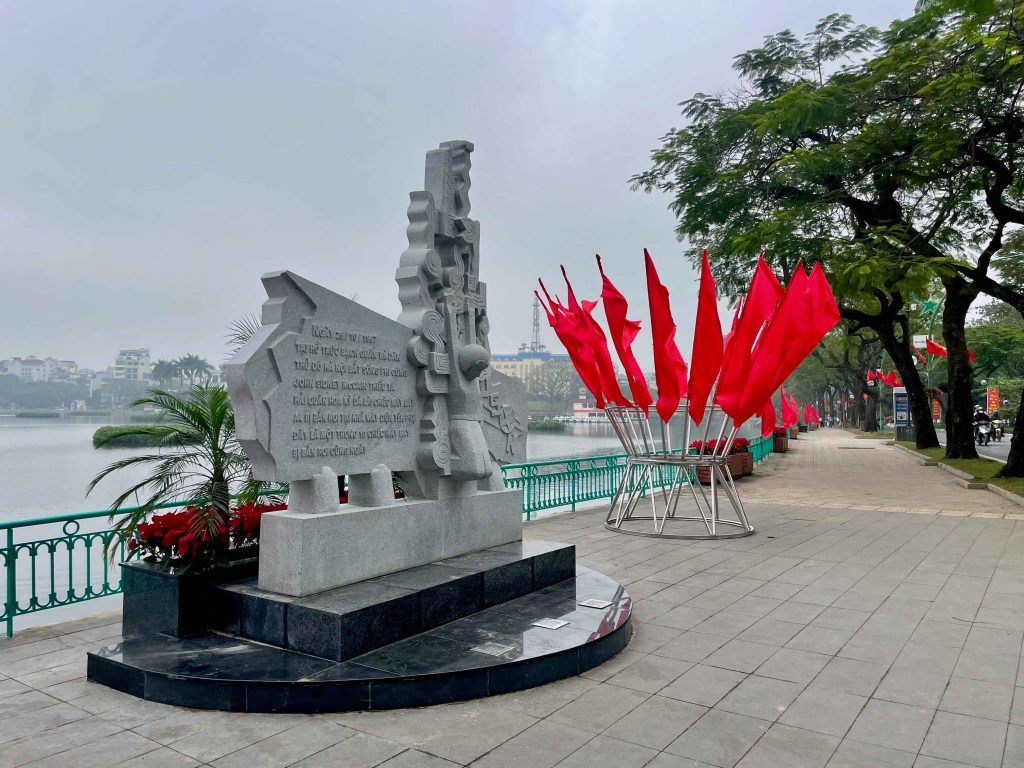 The John McCain A-4 Skyhawk Crash Site in Hanoi: Truc Bach Lake and Its Memorial 10 mccain memorial hanoi lake 2