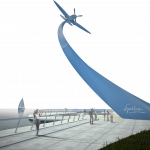 monument cutout