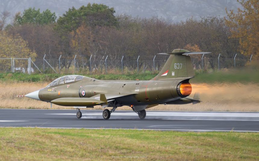 norwegian starfighter marks return to flight anniversary with 140 knot afterburner run 6835 6