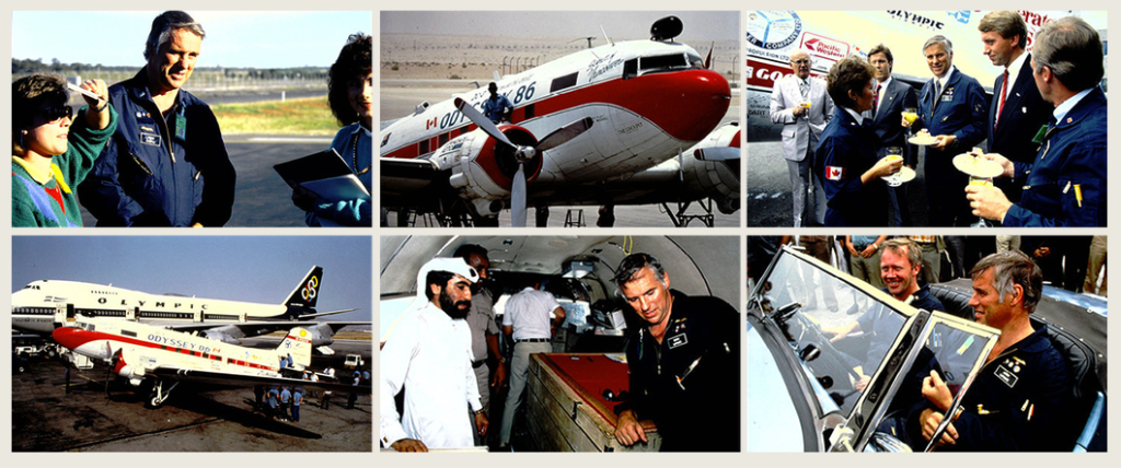 odyssey 86 dc 3s flight around the world