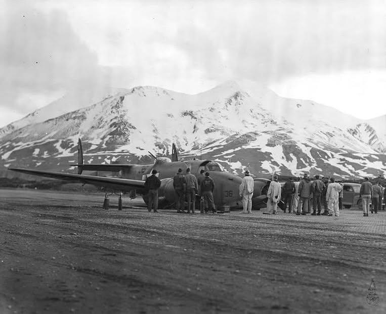 The Forgotten Far-Northern War of the PV-1 Ventura 16 pv1ventura 8. norem crash landing