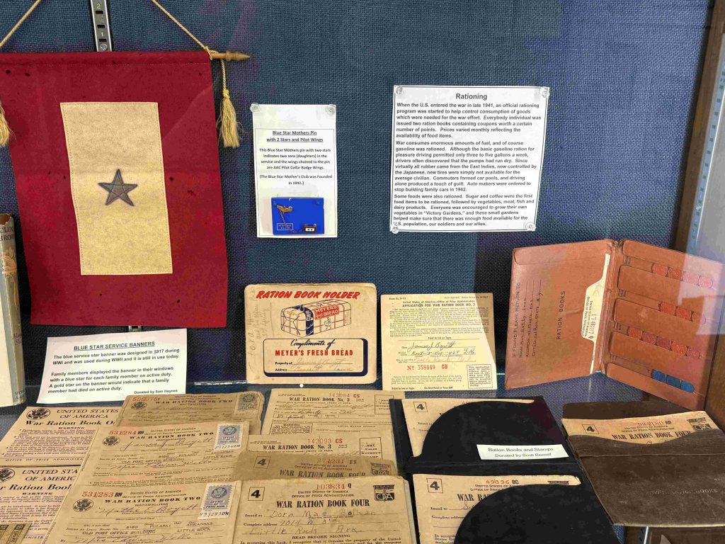 The Hidden Gem of Houston: The CAF Houston Wing 16 ration books homefront display
