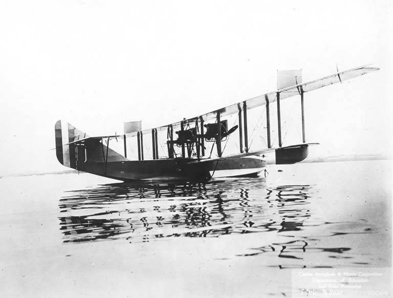 Today In Aviation History: First Use of Radio Navigation by an Aircraft 11 rear view of f5l flying boat on water circa 1917 1919 transport 1120