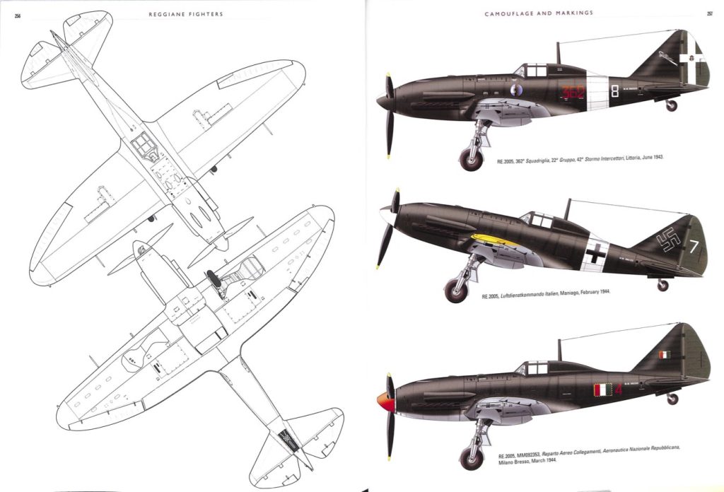 Travel For Aircraft Bookshelf - Reggiane Fighters: RE.2000 Falco, RE.2001 Ariete I, RE.2002 Ariete II, RE.2005 Sagittario by Luigino Caliaro 12 reggiane fighters 05272026 003 ocr
