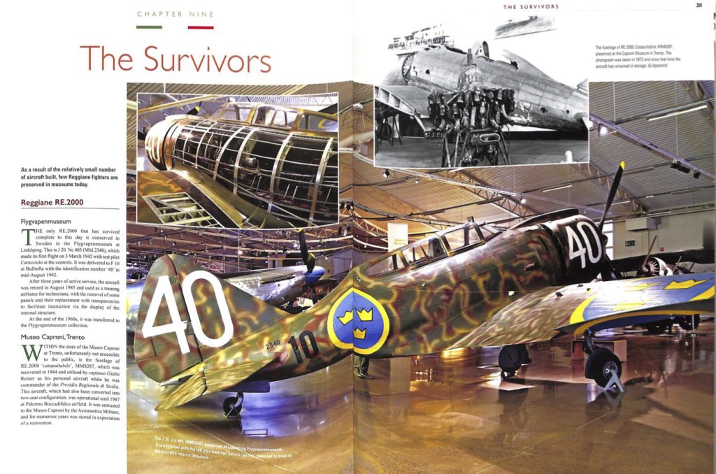 Travel For Aircraft Bookshelf - Reggiane Fighters: RE.2000 Falco, RE.2001 Ariete I, RE.2002 Ariete II, RE.2005 Sagittario by Luigino Caliaro 10 reggiane fighters 05272026 004 ocr