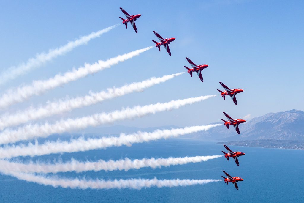RAF Museum Launches Red Arrows Challenge to Support Preservation and Education 13 rollbacks red 20260429 317 fitties photo chase 2 0885