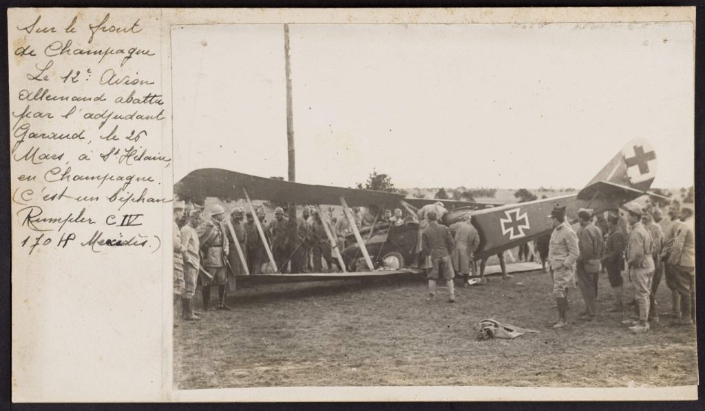 Aces: Hector Garaud - How a Young Pilot Survived the Western Front 12 rumpler c.iv abbatu 15391256882