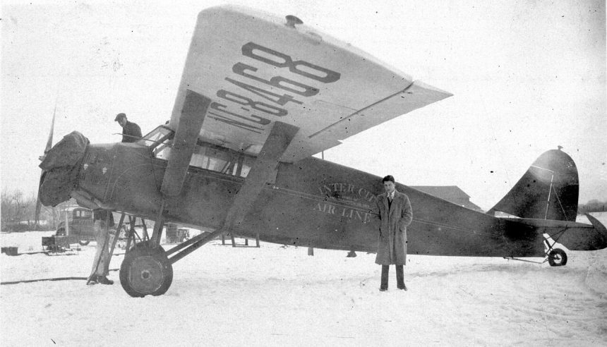 stinson sm 1f nc8468 with inter city air line al77c 038 14541100063