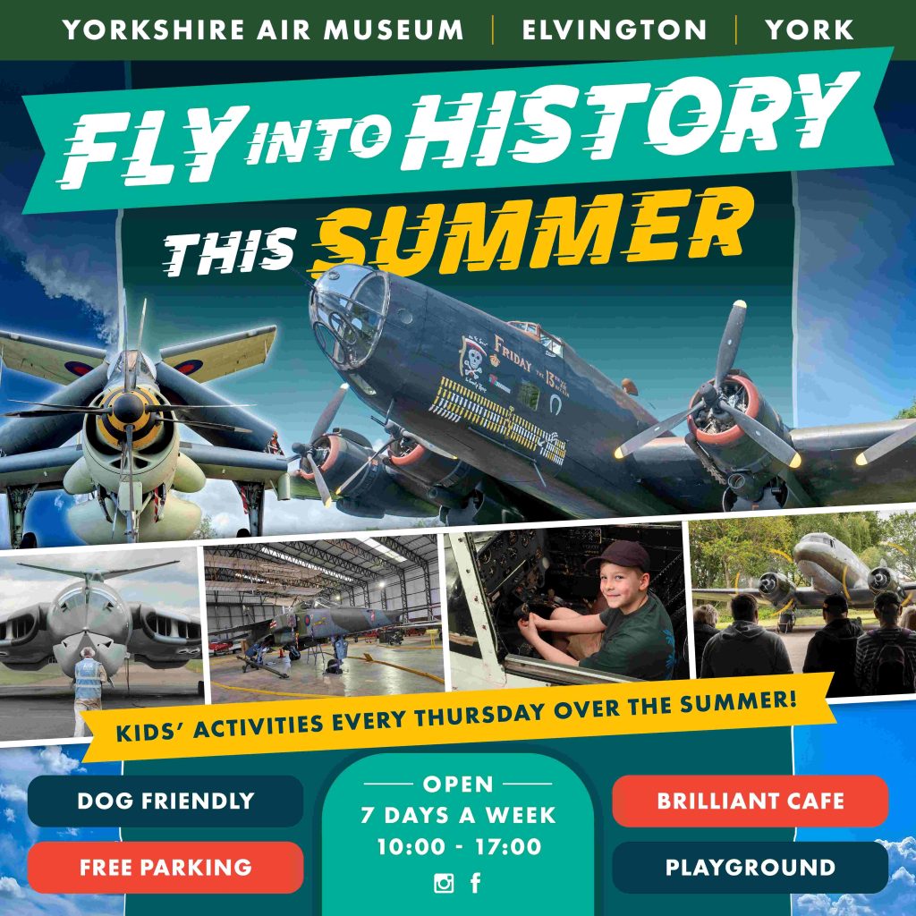 Yorkshire Air Museum Marks Halifax Restoration Anniversary with New Summer Exhibits and Family Activities 13 summer 26