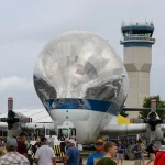 NASA’s Super Guppy Returning to EAA AirVenture Oshkosh in 2026 10 super guppy on boeing plaza lowres by dave witty