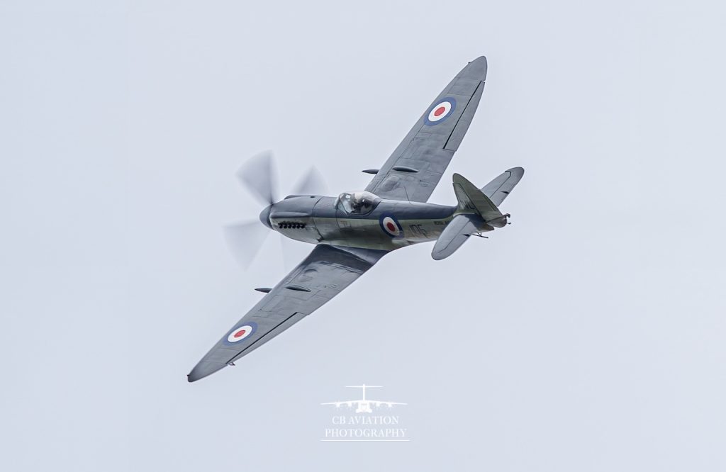 supermarine seafire f.mk .xvii sx336 has returned to the navy wings heritage hangar at rnas yeovilto
