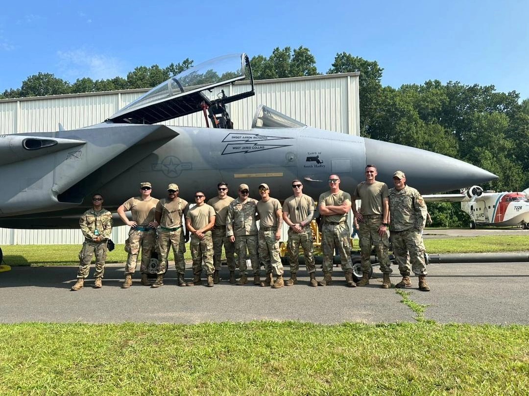 the 104th Fighter Group 103rd Airlift Wing CT State Police and Bradley International Airport for all of the help to bring the aircraft into our collection