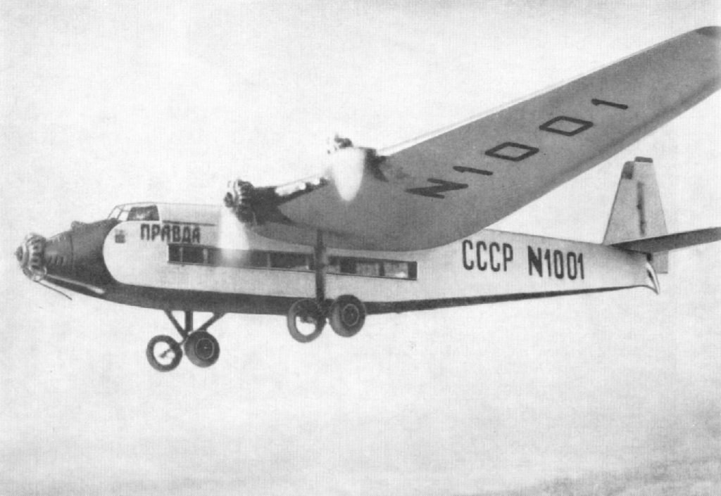 Today In Aviation History: First Flight of the Tupolev ANT-14 Pravda 12 tupolev ant 14