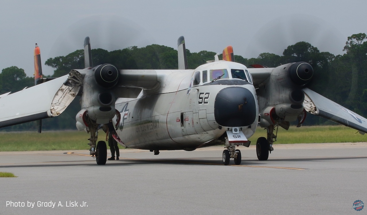 Valiant Air Command Welcomes C-2A Greyhound as Navy Retires Type 16 valiant air command welcomes c 2a greyhound as navy retires type wings folding