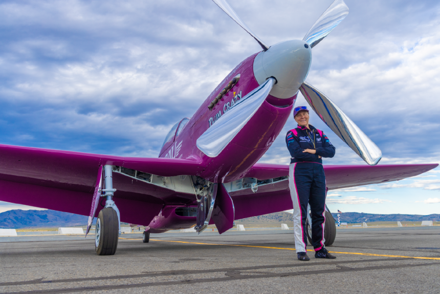 vicky at air races