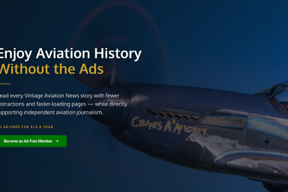 vintage aviation news launches ad free supporting membership