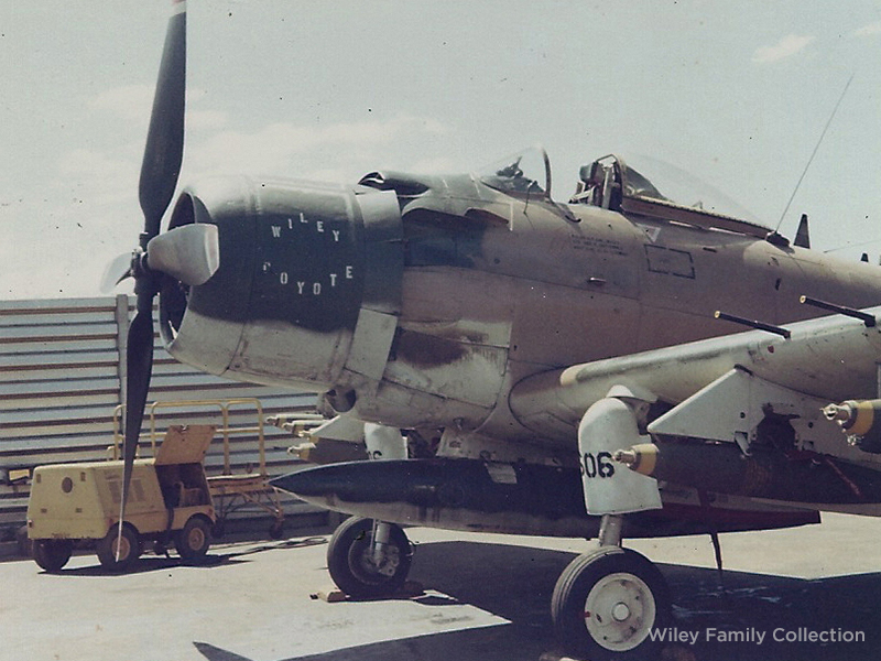 Cavanaugh’s Combat Veteran A-1H Skyraider Returns to Flight After Six-Year Hiatus 14 warbird stories wiley coyote a 1 skyraider