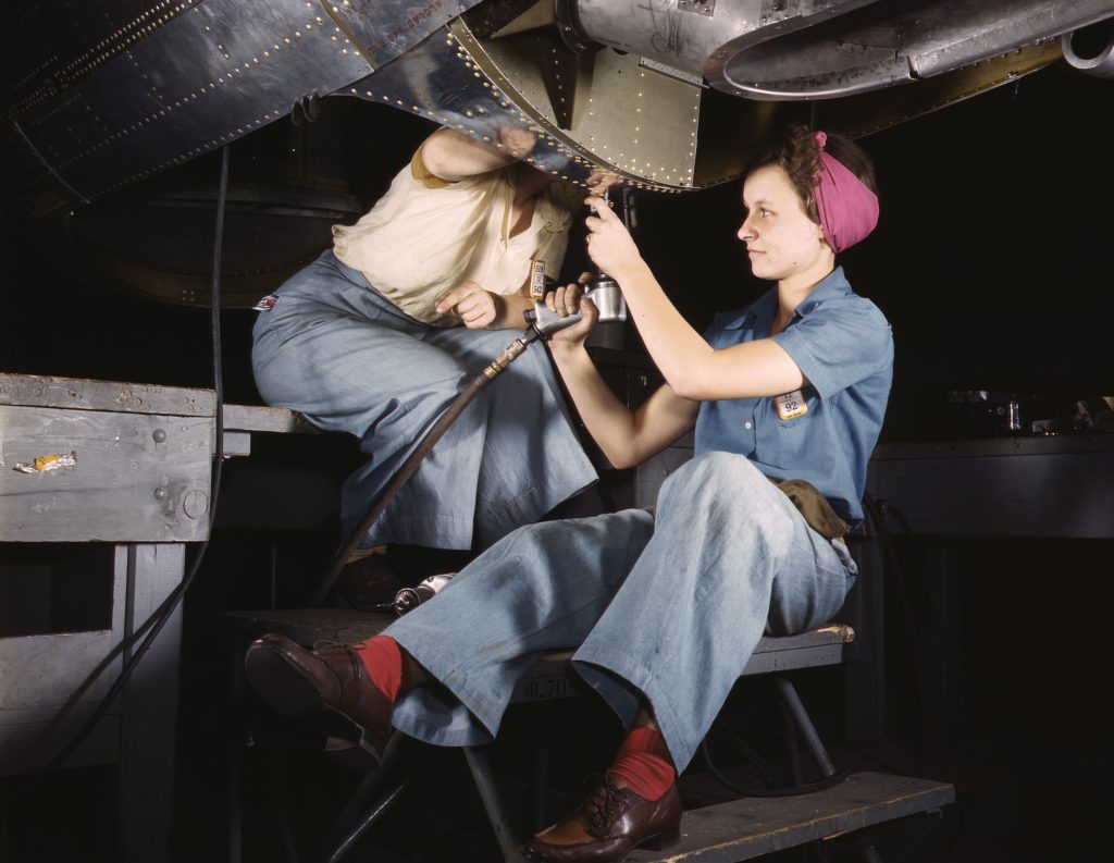 Douglas Aircraft Company – The Legendary Giant That Built the C-47 Skytrain and Jet Airliners 10 women working at douglas aircraft