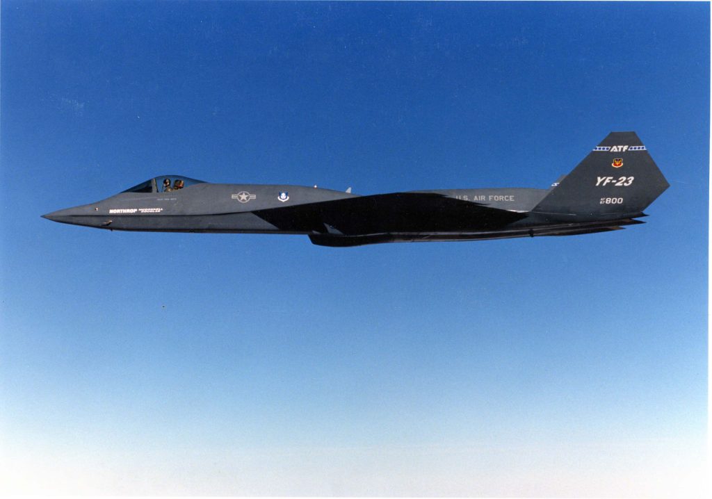 Grounded Dreams: Northrop YF-23 - The Masterpiece That Lost The Century 14 yf 23 left view