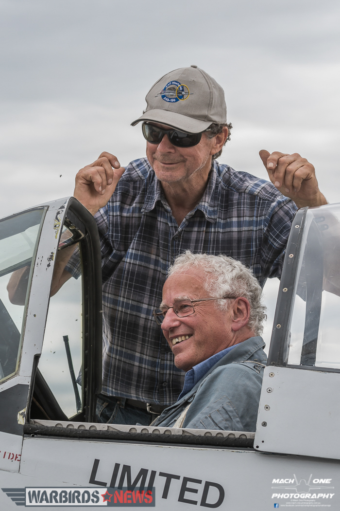 Happy pilot and happy owner after the first flight. (photo by Matt Savage/Mach One Photography)